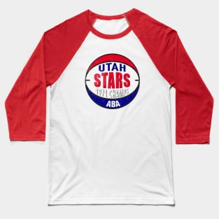 Defunct Utah Stars 1971 ABA Champs Baseball T-Shirt